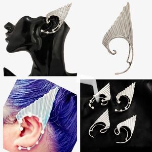 Unique Pair Elf Ear Cuff, Elf Ears, Elf Ear Wraps, Left and Right Ear